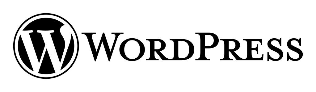 Czarno-białe logo WordPress